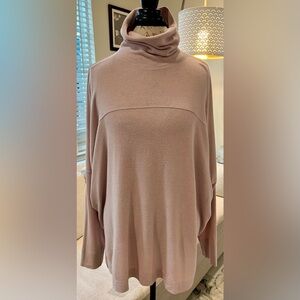 aerie Sweater Batwing Pullover Light Blush Pink Size Large